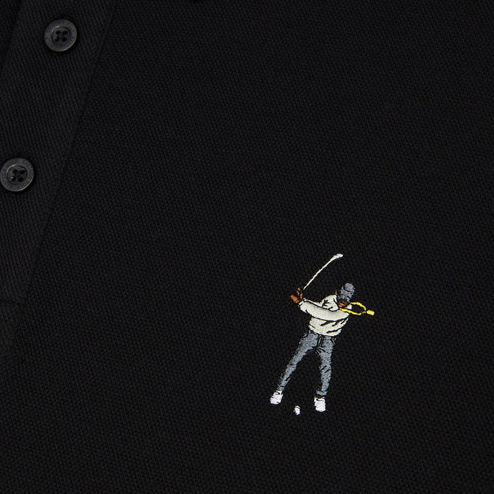 Eastside Golf 2026 Core Pique Polo Shirt - Black