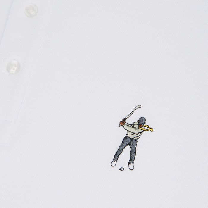 Eastside Golf Core Pique Polo Shirt - Bright White