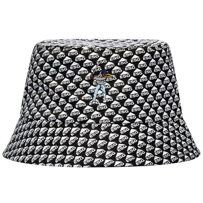 Eastside Golf 2026 Geo ESG Print Bucket Hat - Black/White