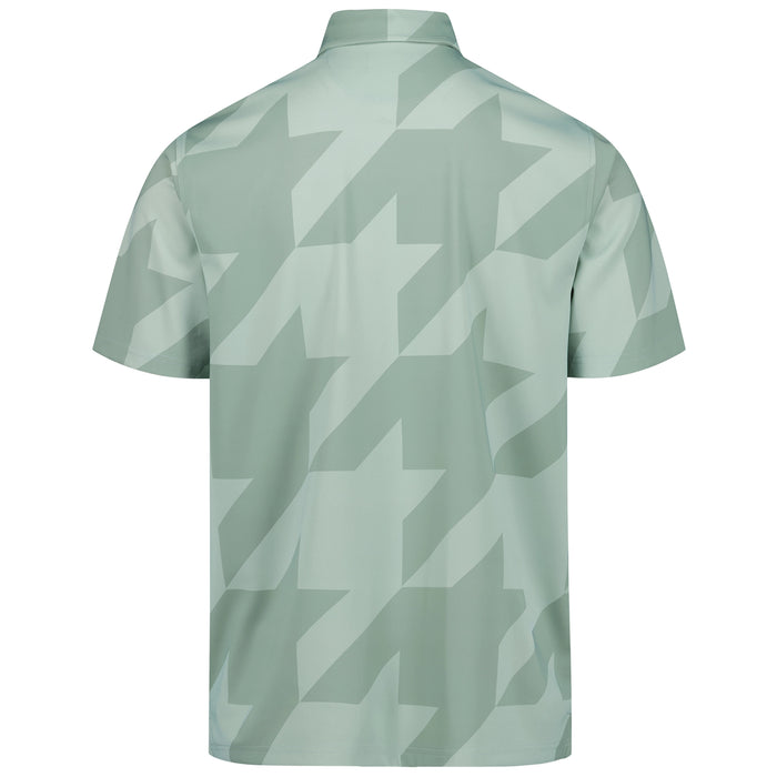 Eastside Golf 2026 Snap Placket Polo Shirt - Houndstooth - Sage
