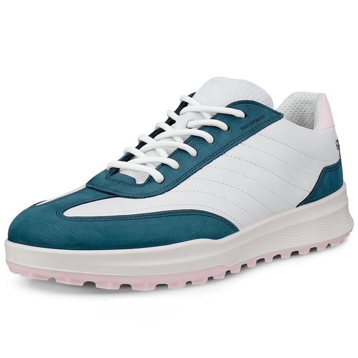 ECCO Ladies 2026 Street Vibe Golf Shoes - Dark Petrol/White/Pale Lilac