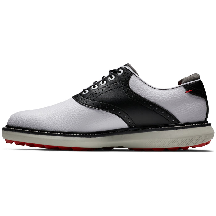 Black and white golf shoes sales