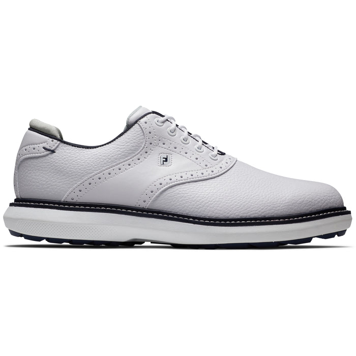 FootJoy 2023 Traditions Golf Shoes in White/Navy