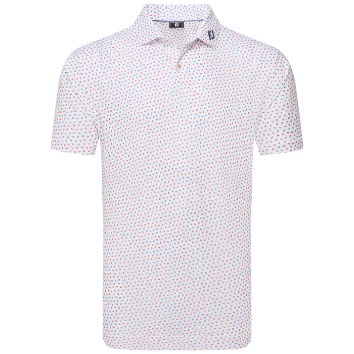 FootJoy 2025 Bounce Print Pique Polo Shirt