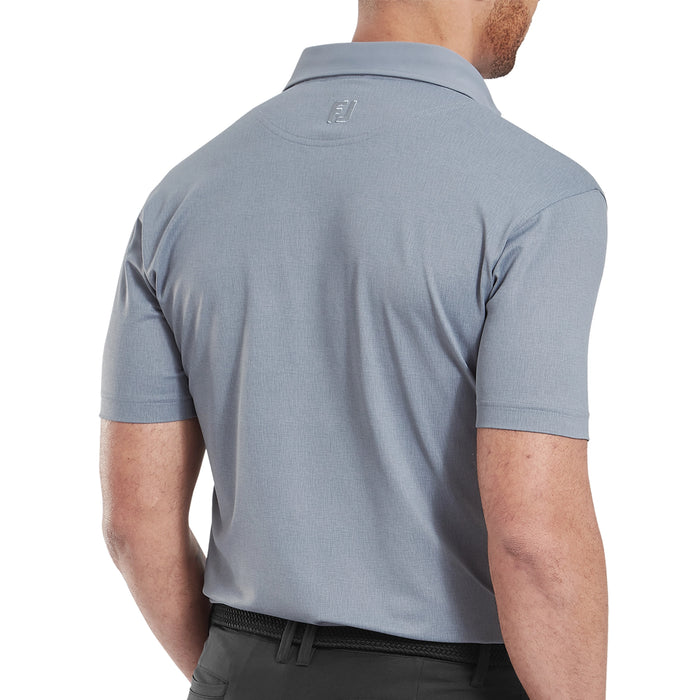 FootJoy 2025 Etched Texture Print Lisle Polo Shirt