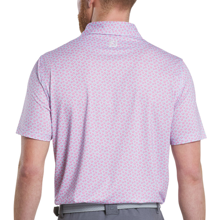 FootJoy 2025 Floral Sketch Lisle Polo Shirt