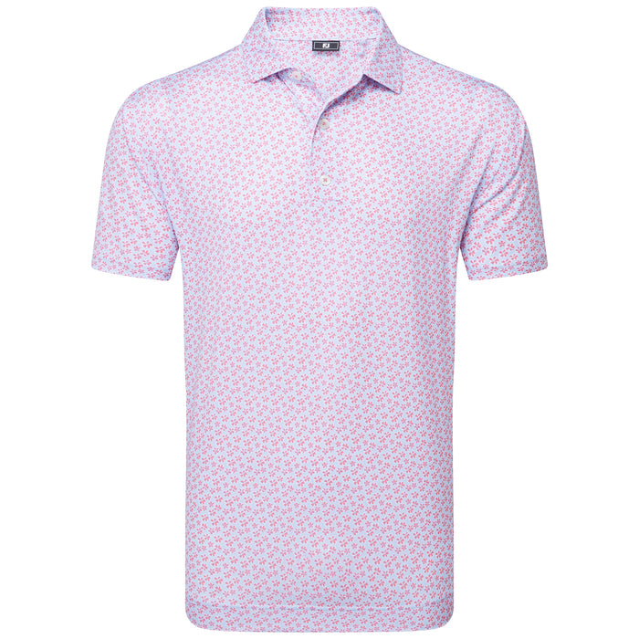 FootJoy 2025 Floral Sketch Lisle Polo Shirt