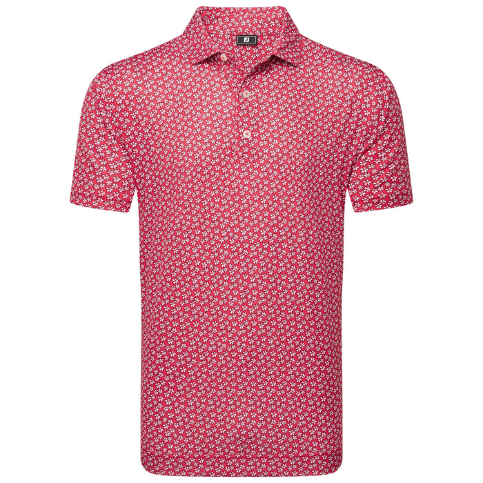 FootJoy 2025 Floral Sketch Lisle Polo Shirt
