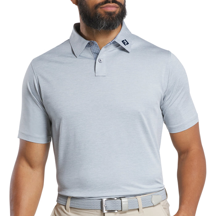 FootJoy 2025 Heather Lisle Lattice Print Polo Shirt