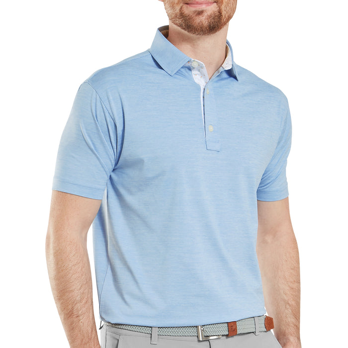 FootJoy 2025 Heather Lisle with Trim Polo Shirt