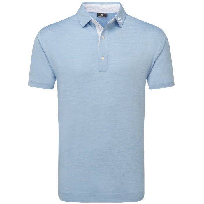 FootJoy 2025 Heather Lisle with Trim Polo Shirt