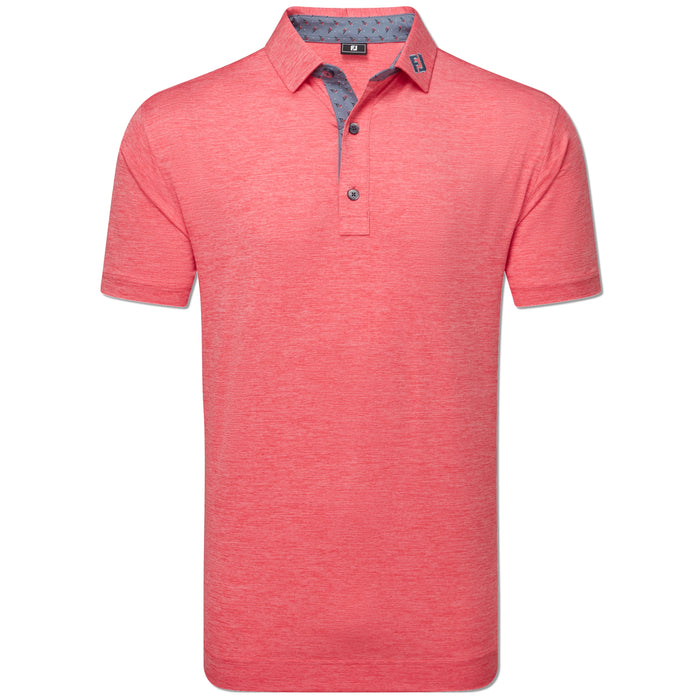 FootJoy 2025 Heather Lisle with Trim Polo Shirt