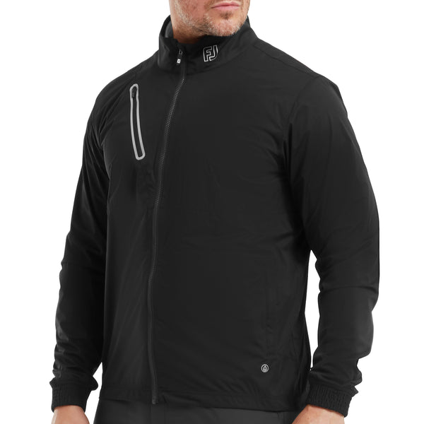 FootJoy 2025 HydroKnit Waterproof Rain Jacket Black L