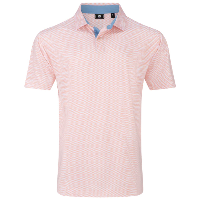 FootJoy 2025 Irongate Print Lisle Polo Shirt