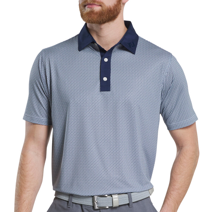 FootJoy Lattice Print Polo Shirt