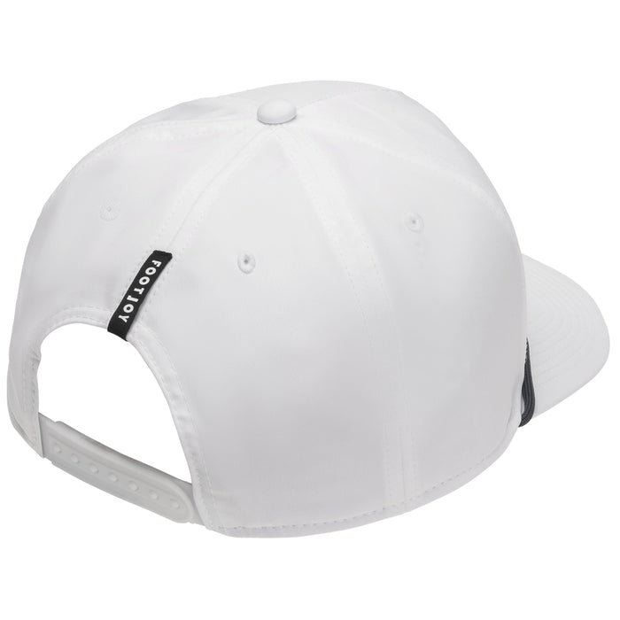 FootJoy 2026 5-Panel 18th Flag Golf Snapback Cap - White