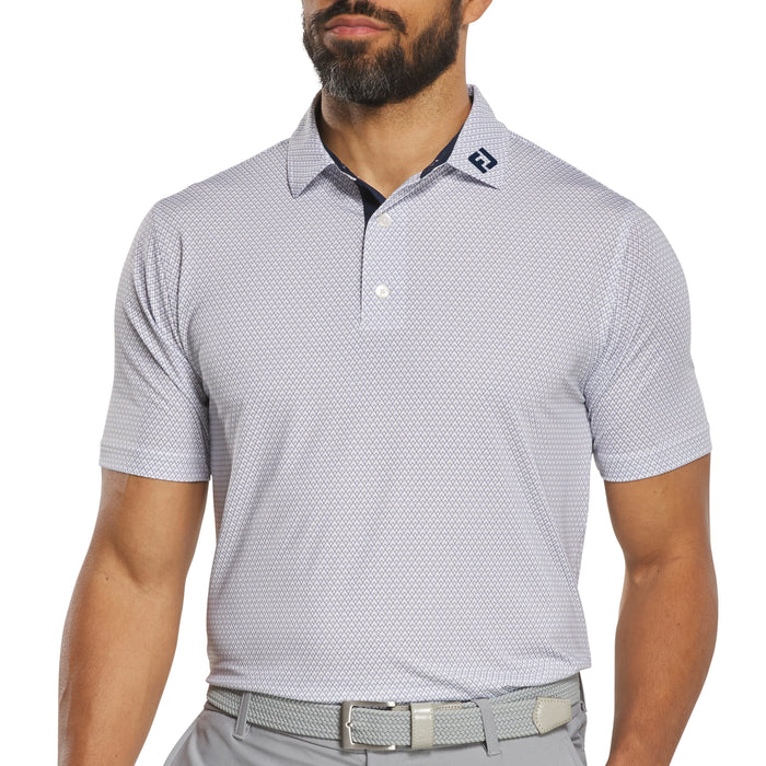 FootJoy 2026 Deco Diamond Print Polo Shirt