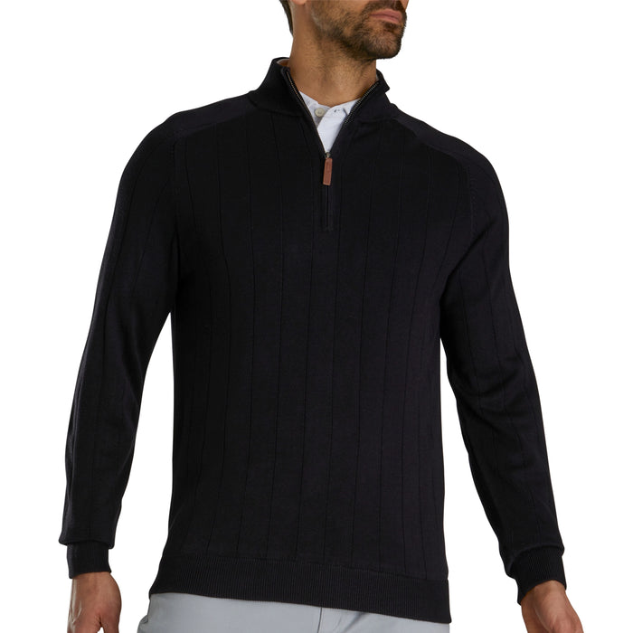 FootJoy 2026 Drop Needle Lined Wool Quarter-Zip Pullover