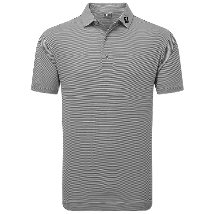 FootJoy 2026 Micro Feeder Stripe Lisle Polo Shirt