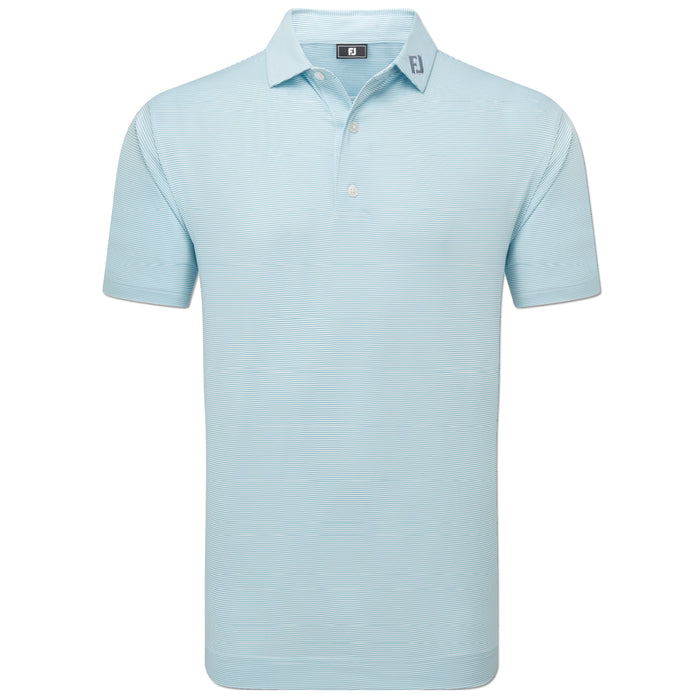 FootJoy 2026 Micro Feeder Stripe Lisle Polo Shirt