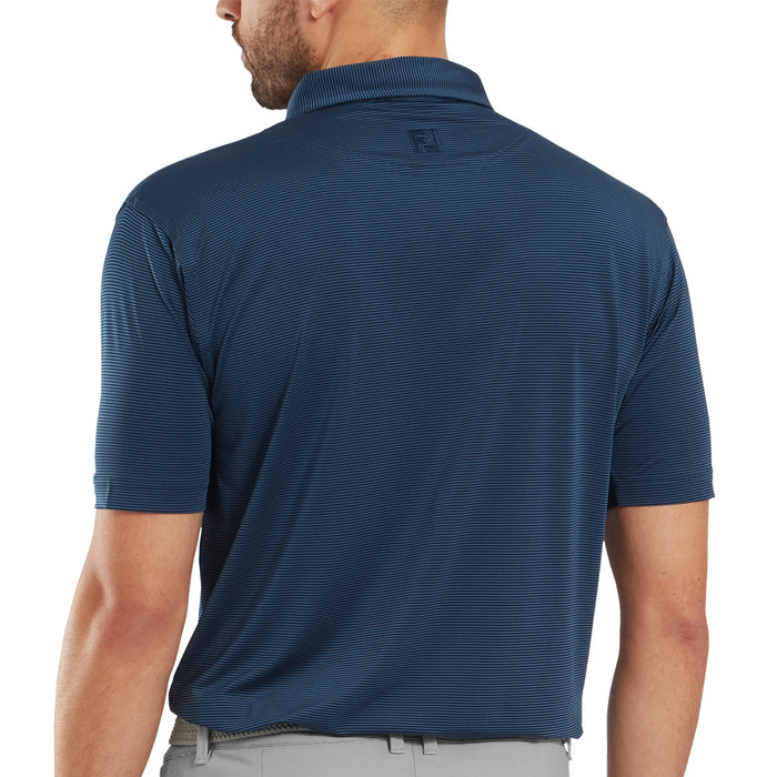 FootJoy 2026 Micro Feeder Stripe Lisle Polo Shirt