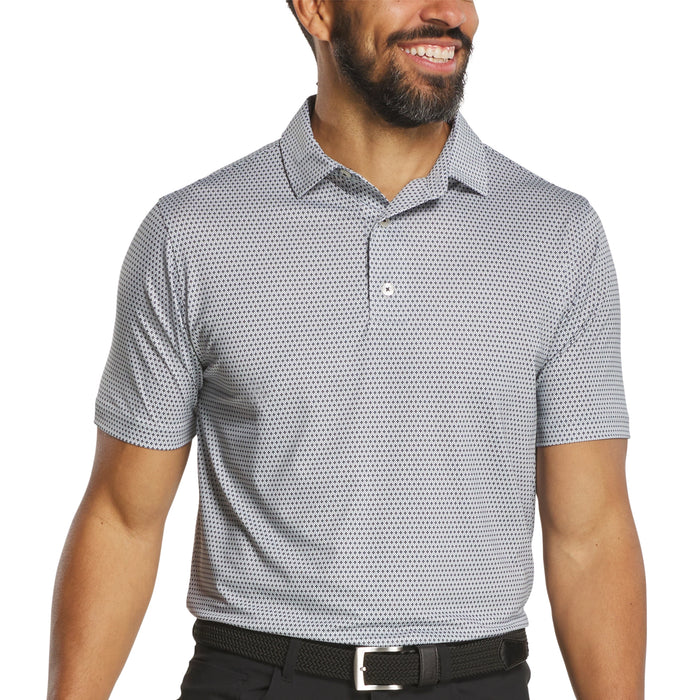 FootJoy 2026 Stellar Print Polo Shirt - Grey/White/Black