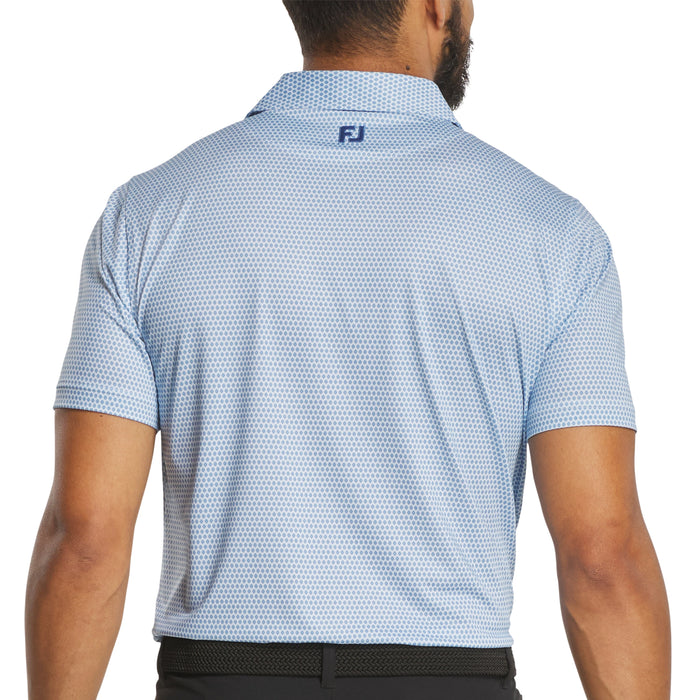 FootJoy 2026 Stellar Print Polo Shirt - White