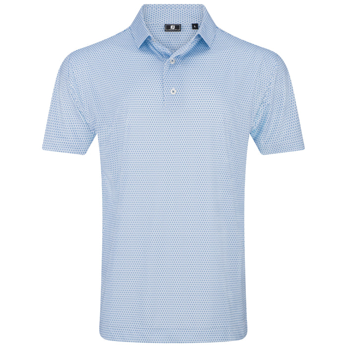 FootJoy 2026 Stellar Print Polo Shirt - White