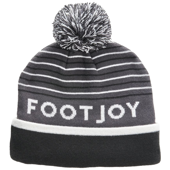 FootJoy 2026 Striped Pom Pom Beanie