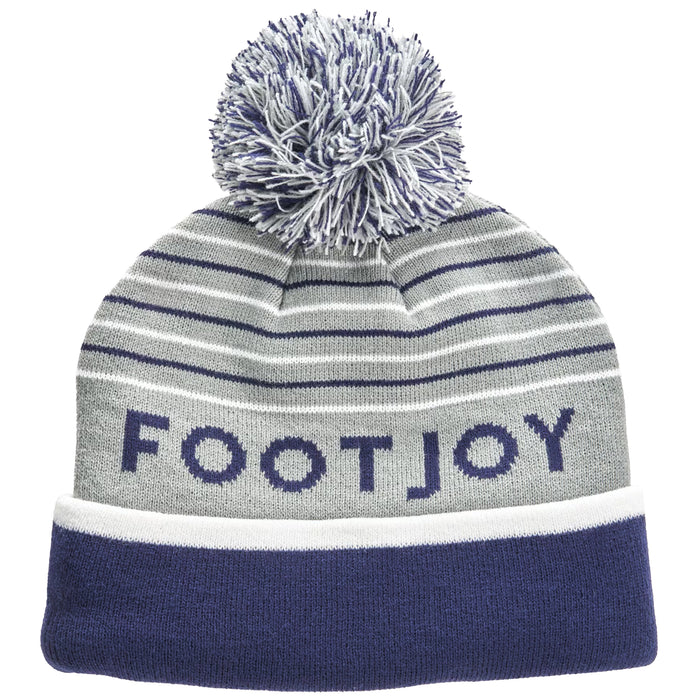 FootJoy 2026 Striped Pom Pom Beanie