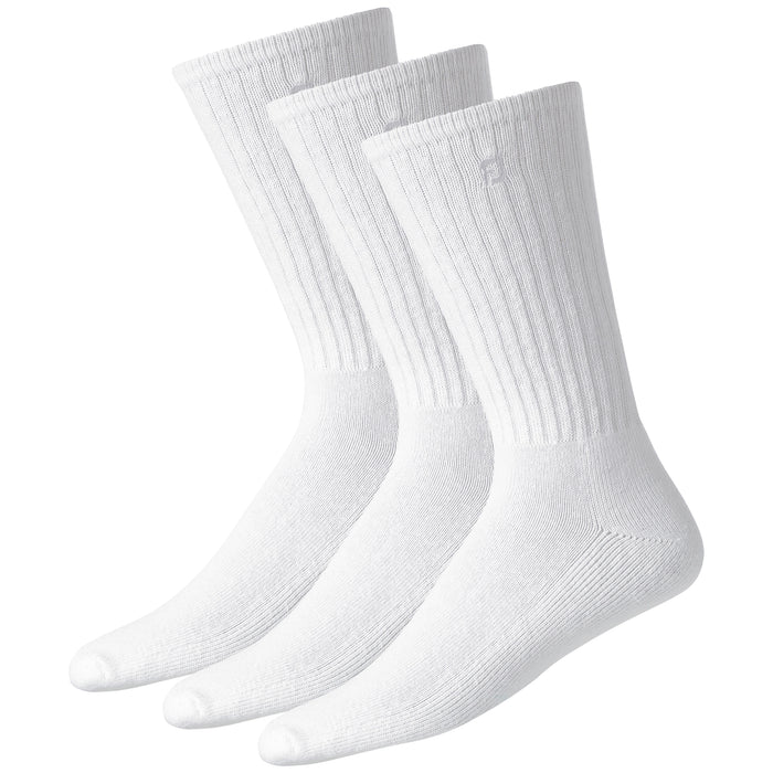 FootJoy ComfortSof Cotton Crew Socks (3-Pack)