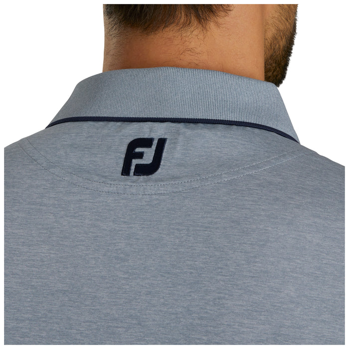 FootJoy Engineered Pin Stripe Lisle Knit Collar Polo Shirt