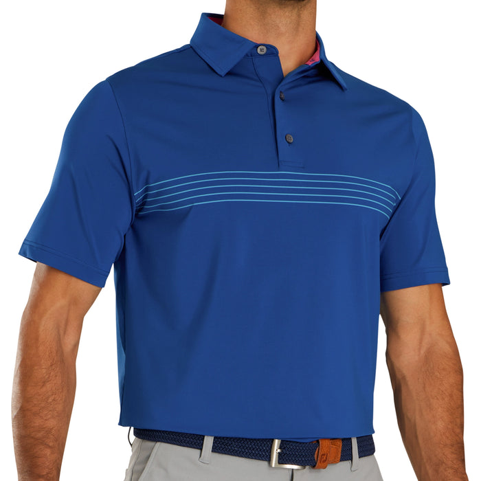 FootJoy Engineered Pinstripe Lisle Polo Shirt