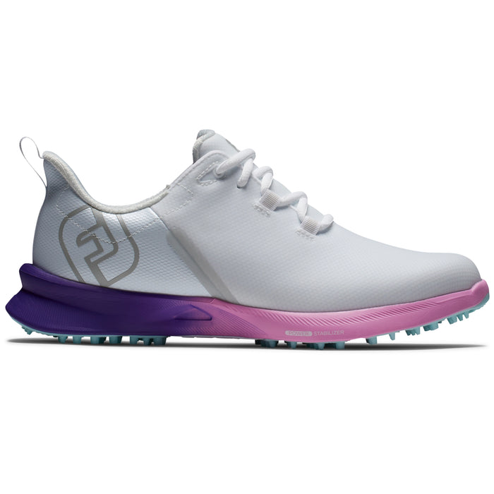 FootJoy Fuel Sport Golf Shoes in White, Purple and Pink