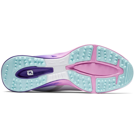 FootJoy Fuel Sport Golf Shoes in White, Purple and Pink - Spikeless outsole