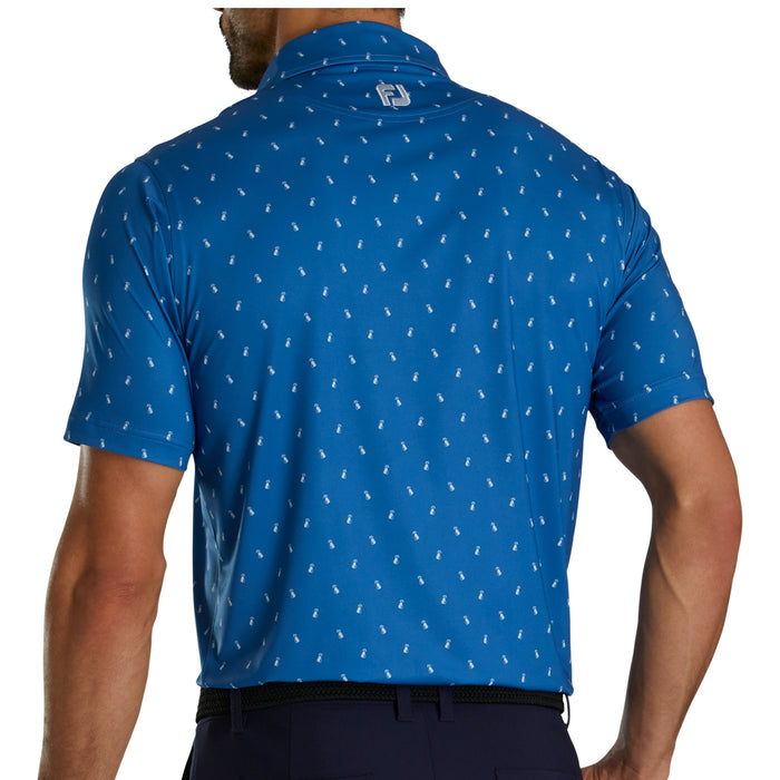FootJoy Golf Bag Print Lisle Polo Shirt