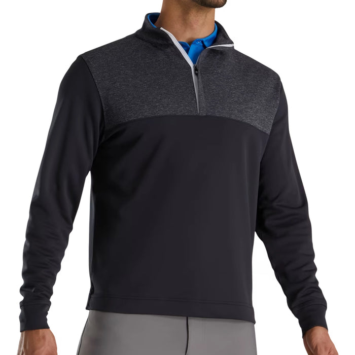 FootJoy Heather Yoke Half-Zip Midlayer