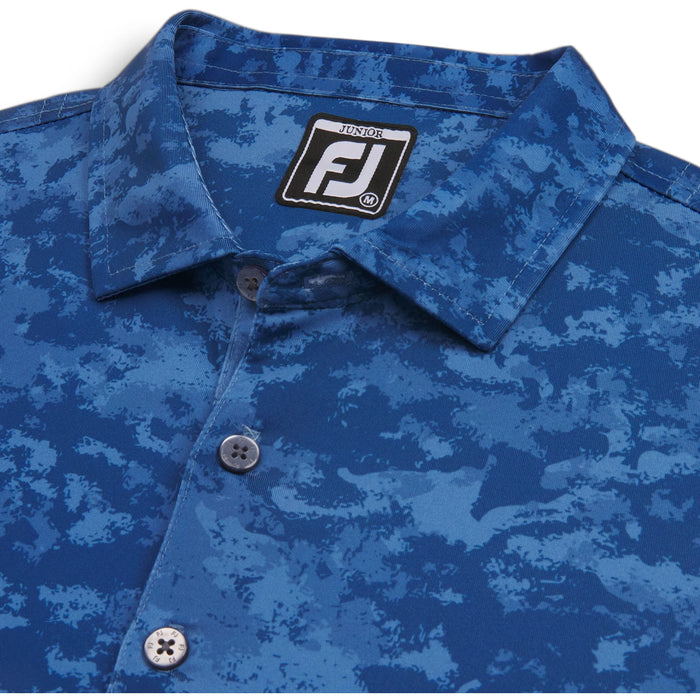 FootJoy Junior Cloud Camo Polo Shirt