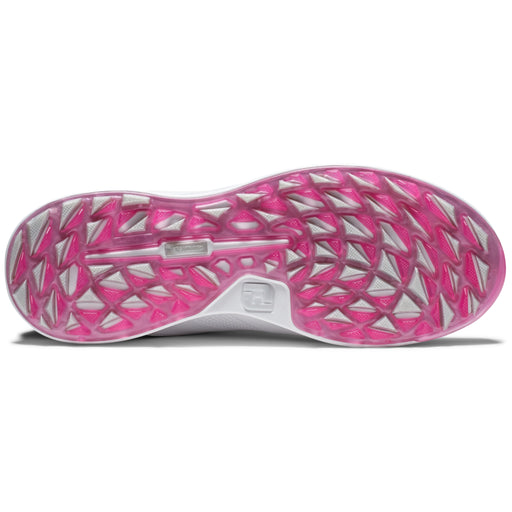 FootJoy Ladies 2023 Stratos Golf Shoes in White, Black and Pink - Spikeless outsole