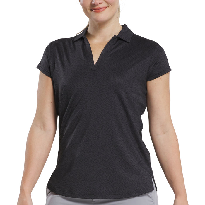 FootJoy Ladies 2025 Cap Sleeve Print Polo Shirt
