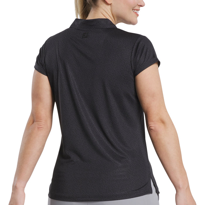 FootJoy Ladies 2025 Cap Sleeve Print Polo Shirt