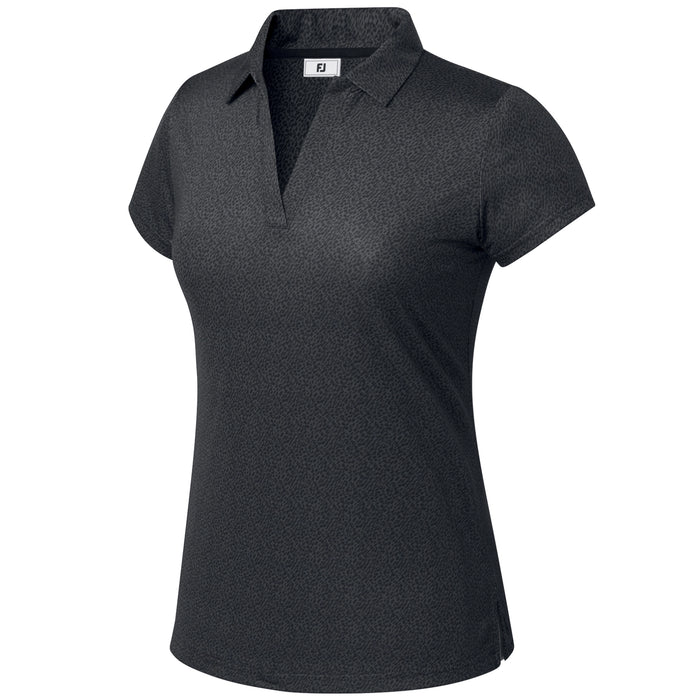 FootJoy Ladies 2025 Cap Sleeve Print Polo Shirt