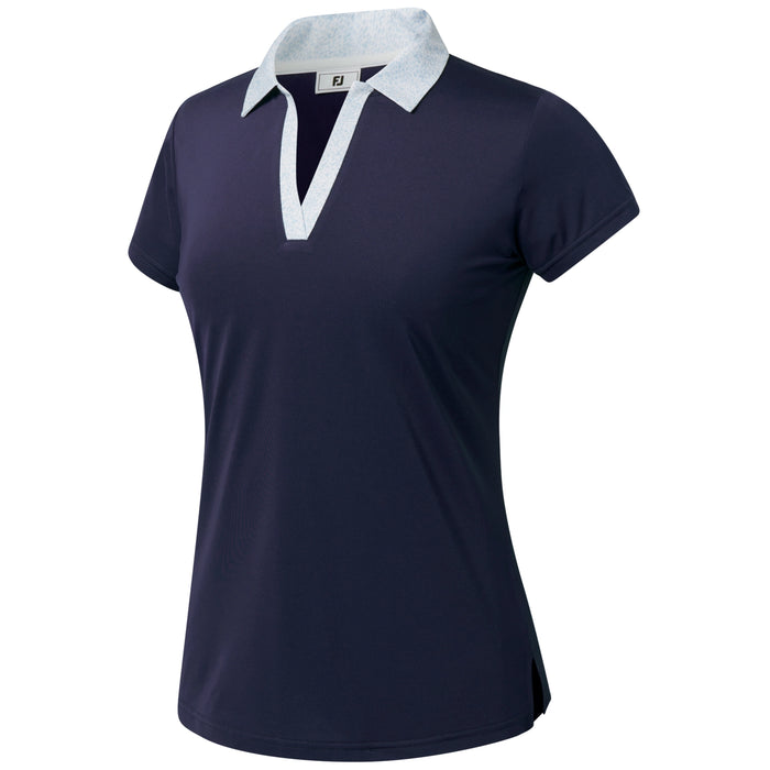 FootJoy Ladies 2025 Cap Sleeve Print Polo Shirt