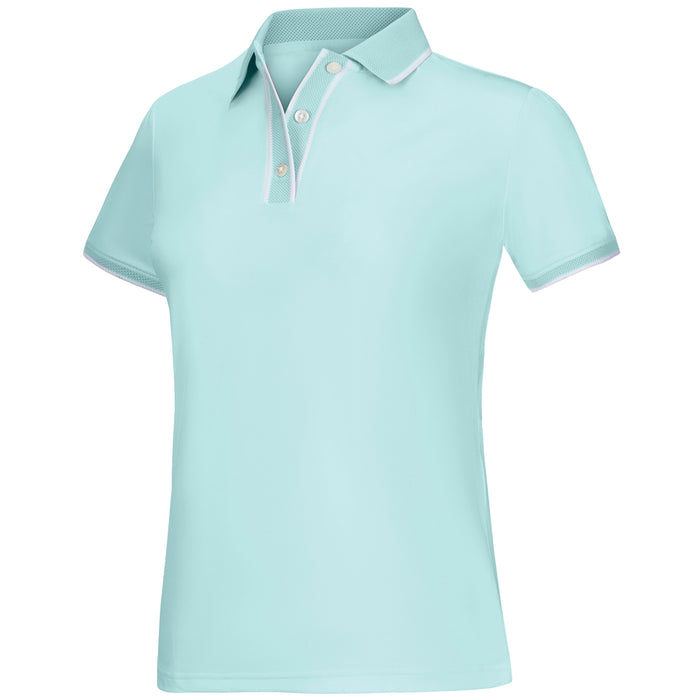 FootJoy Ladies 2026 Cap Sleeve Polo Shirt - Glacial Blue