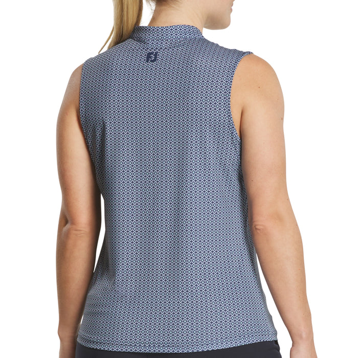 FootJoy Ladies 2026 Printed Sleeveless Polo Shirt