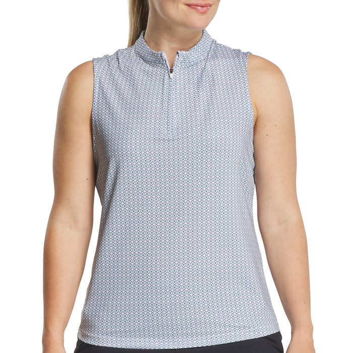 FootJoy Ladies 2026 Printed Sleeveless Polo Shirt