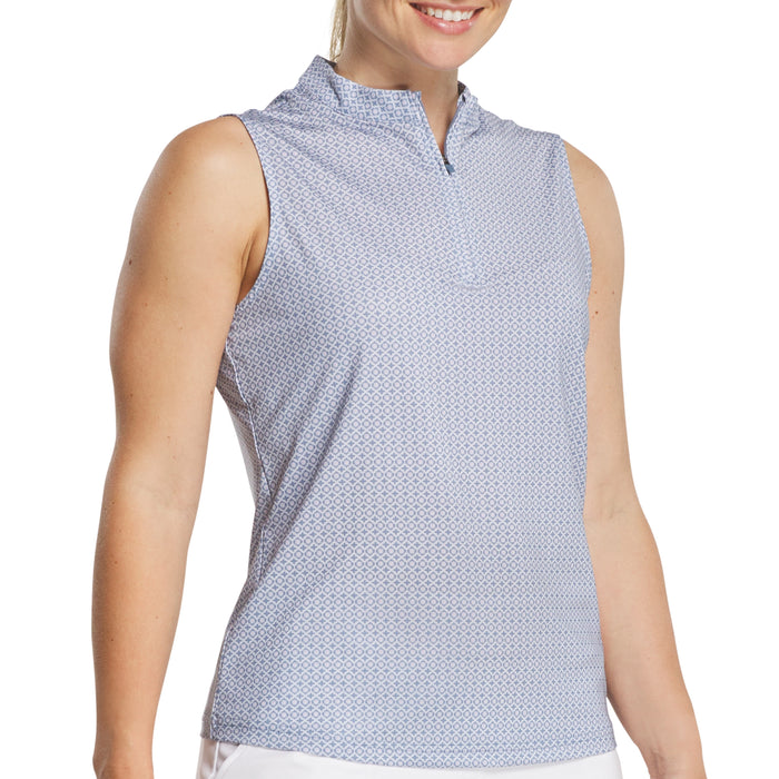 FootJoy Ladies 2026 Printed Sleeveless Polo Shirt