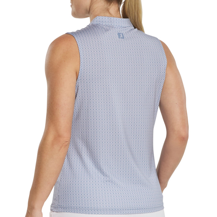 FootJoy Ladies 2026 Printed Sleeveless Polo Shirt