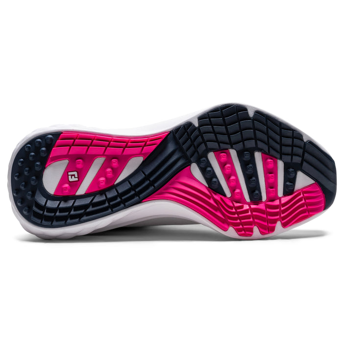 FootJoy Ladies 2026 Quantum Mesh Golf Shoe - White/Navy/Pink