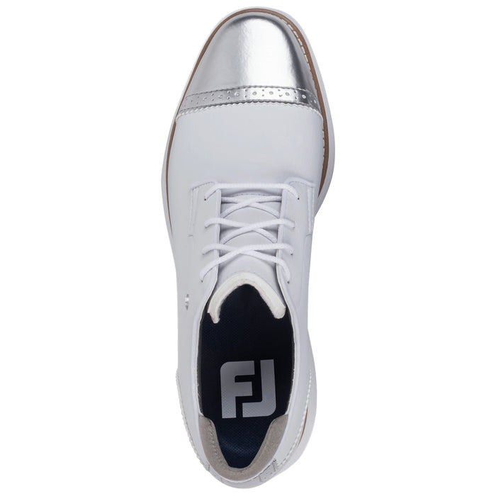 FootJoy Ladies 2026 Traditions Cap Toe Spikeless Golf Shoes